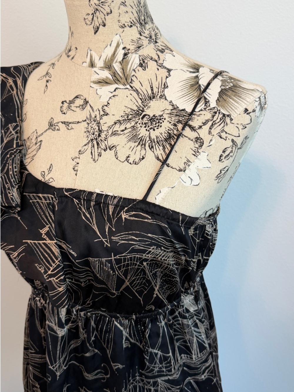 Voom by Joy Han Black One-Shoulder Print Mini Dress - Picture 3 of 12